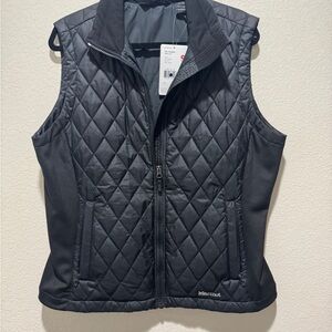Marmot Quilted Vest- Black